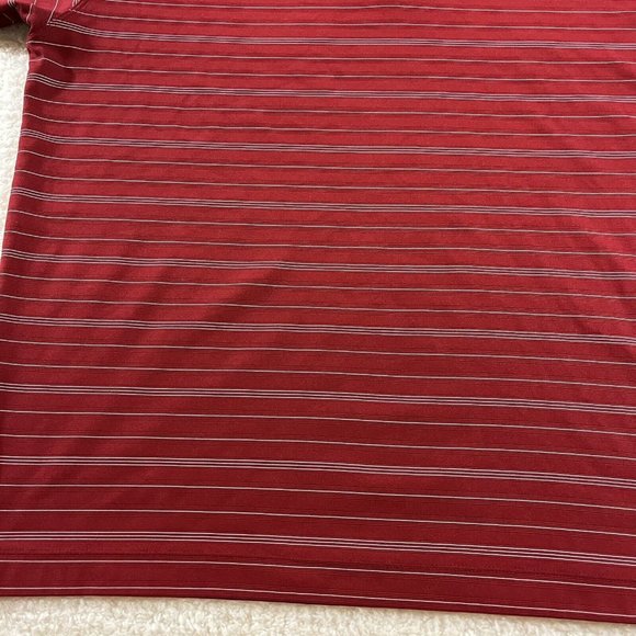 Nike Golf Polo Shirt Mens XL Red Dri Fit Lightweight Golfer Casual - Picture 2 of 9